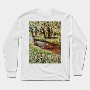 Rivera en bosque Long Sleeve T-Shirt